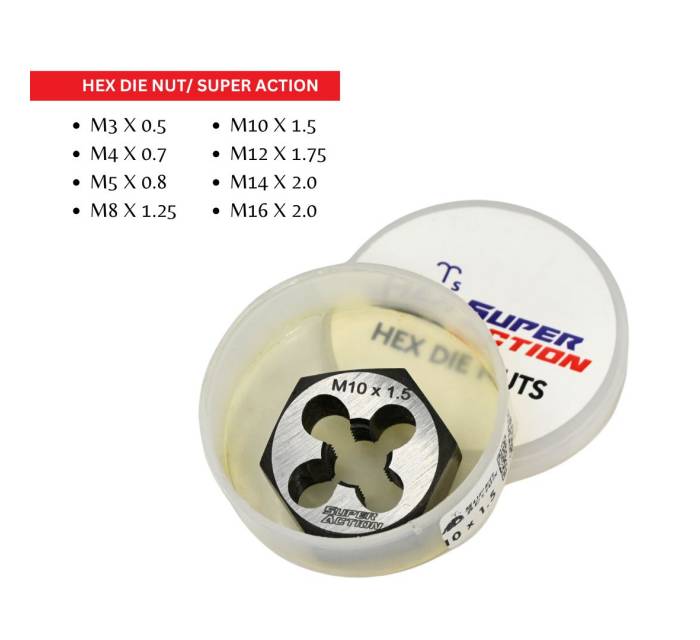HEX DIE NUTS | SUPER ACTION