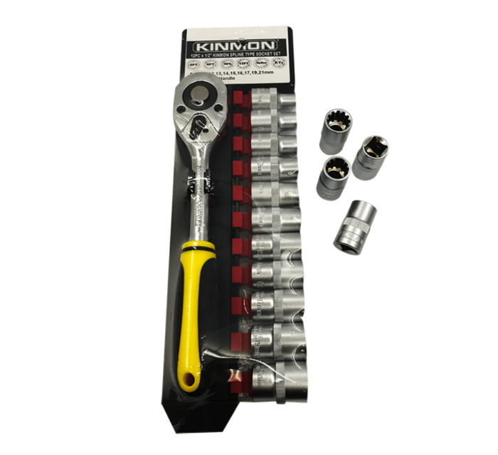 12PCS Socket Set/ Spline | KINMON
