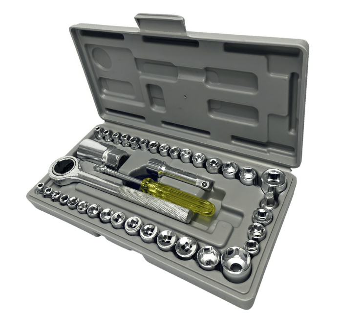 40pcs 1/4" & 3/8" Socket Set | Super Action