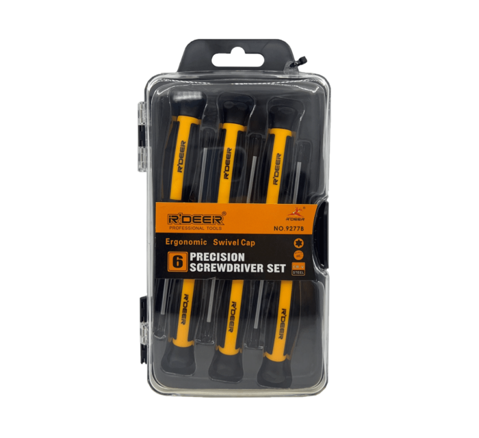 6PCS Star Precision Screwdriver Set - 9277B | R'Deer