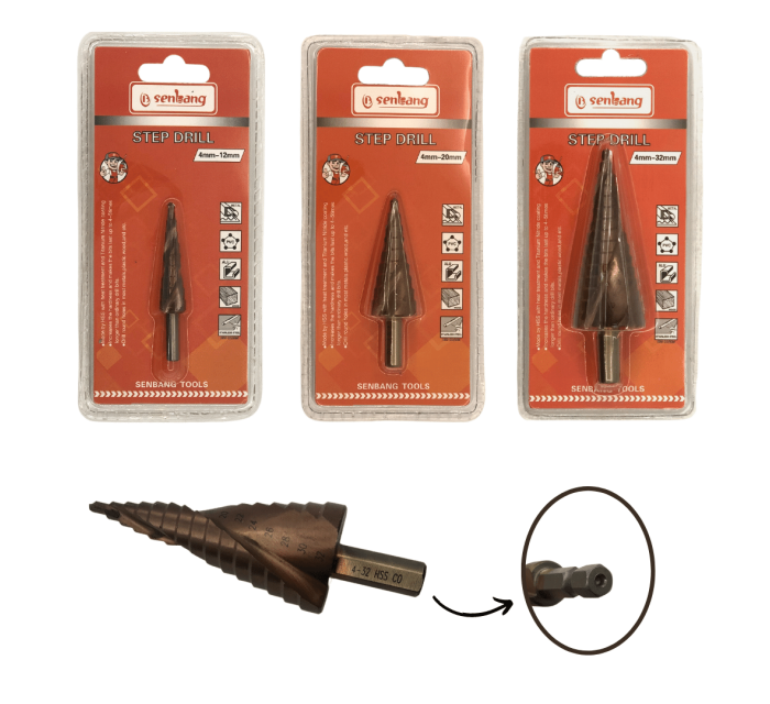 Cobalt Step Drill - M35